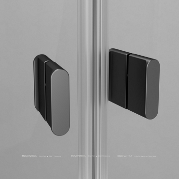 Душевой уголок Am.Pm X-Joy 80х80 см W88G-205-080BT прозрачное стекло, профиль черный - 4 изображение