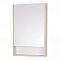 Зеркальный шкаф Aquaton Сканди 55 белый, дуб верона 1A252102SDB20