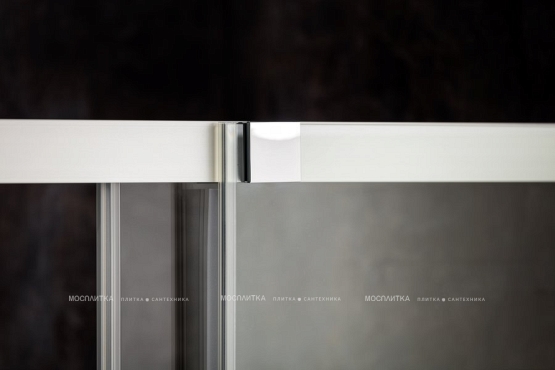 Душевая дверь Ravak Matrix MSDPS-120/80 левый сатин стекло прозрачное транспарент - 10 изображение