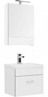 Комплект мебели для ванной Aquanet Верона 50 белый подвесной 1 ящик