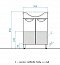 Тумба под раковину Style Line Жасмин 60 ЛС-00000034, белая - 10 изображение