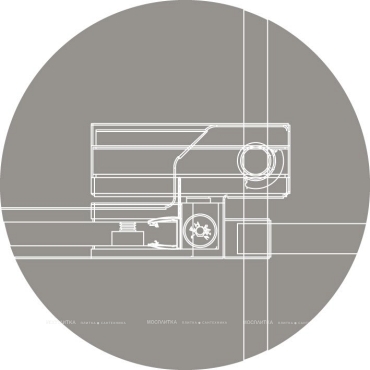 Душевой уголок Cezares SLIDER-A-2-90/100-C-NERO стекло прозрачное, профиль черный матовый - 3 изображение