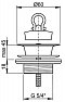 Донный клапан для раковины Alcaplast A439 - 2 изображение