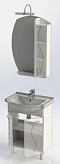 Комплект мебели для ванной Aquanet Моника 60 белый - 11 изображение