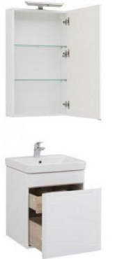 Комплект мебели для ванной Aquanet София 50 белый - 3 изображение