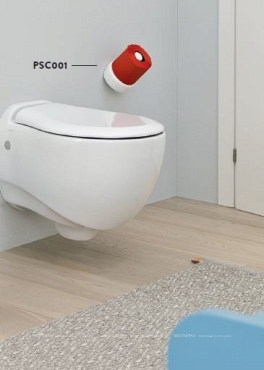 Держатель туалетной бумаги ArtCeram Postit PSC001 01; 75, с метками на итальянском языке - 5 изображение