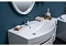 Комплект мебели для ванной Aquanet Опера 115 L 2 двери 2 ящика белый - 9 изображение