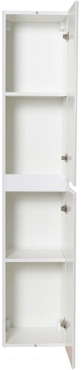 Шкаф-пенал 32 см BelBagno ALBANO-1600-2A-SC-BL-P, bianco lucido - 3 изображение