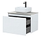 Комплект мебели для ванной Aquanet Nova Lite 75 см 242275, 1 ящик, белый - 12 изображение