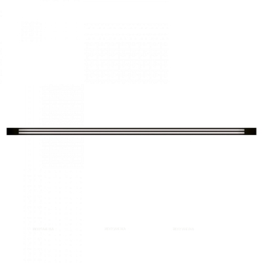 Душевой лоток Berges напольный Super Slim 60 матовый черный, 095152 - 3 изображение