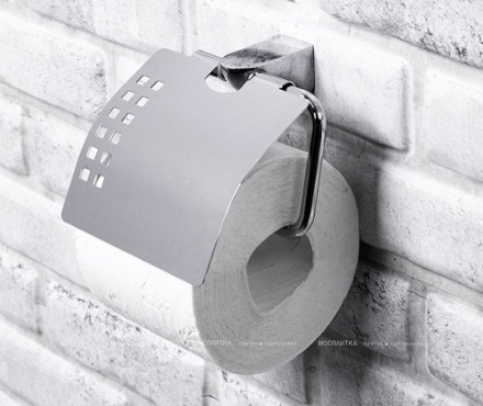 Держатель туалетной бумаги WasserKraft Kammel К-8325 с крышкой - 3 изображение