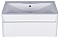 Тумба с раковиной Style Line Алтантика СС-00000691 80 см подвесная, Люкc антискрейч, Plus, белый - 5 изображение