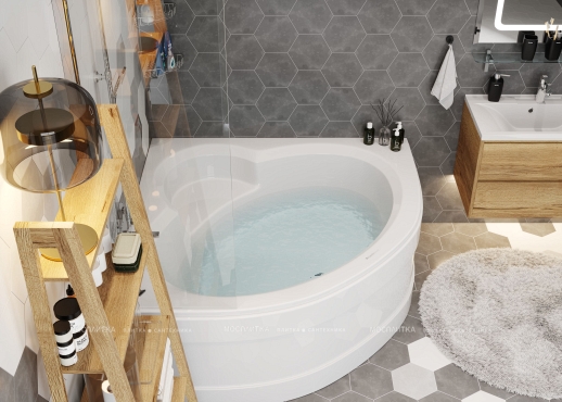 Акриловая ванна Vagnerplast MINI CATALINA 125x125 - 5 изображение