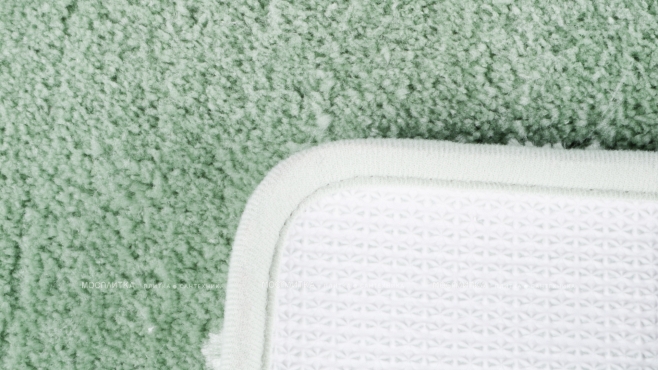 Коврик для ванной Fixsen Family, зеленый, 1-ый 70х120 см, FX-9003F - 4 изображение