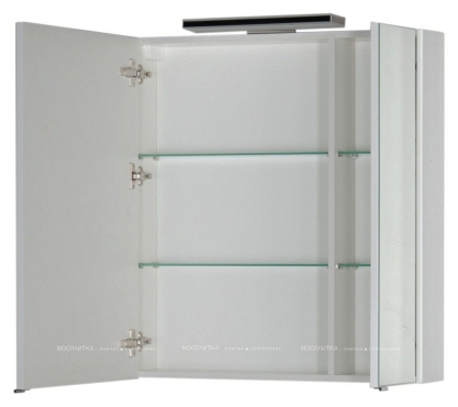 Зеркальный шкаф Aquanet Орлеан 80 белый - 4 изображение