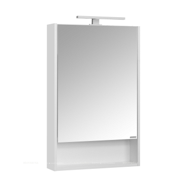 Зеркальный шкаф Aquaton Сканди 55 белый 1A252102SD010 - 3 изображение