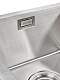 Мойка кухонная Paulmark Dopplet PM507844-BS брашированная сталь - 4 изображение