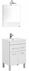 Комплект мебели для ванной Aquanet Верона 58 1 ящ 2 дв белый зеркало камерино