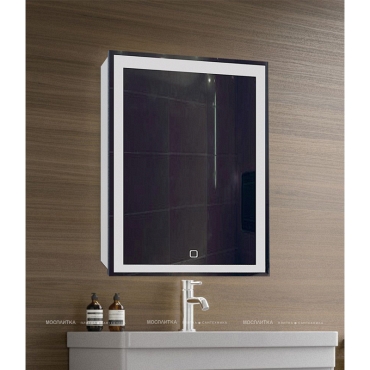 Зеркальный шкаф Azario Minio 60 см CS00075841 с подсветкой - 3 изображение