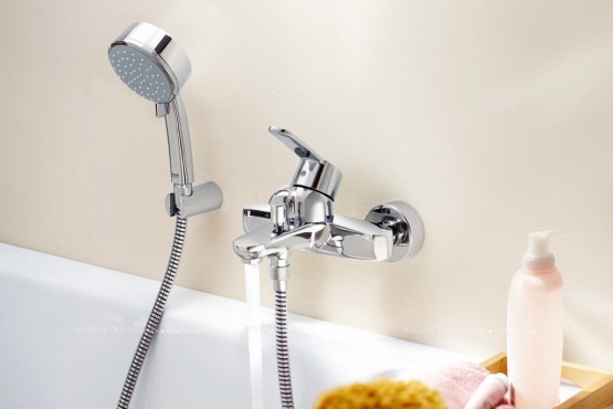 Смеситель Grohe Eurostyle Cosmopolitan 33591002 для ванны с душем - 9 изображение