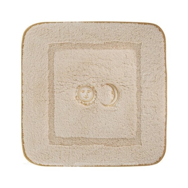 Коврик Migliore Complementi ML.COM-50.060.PN для ванной комнаты, вышивка логотип Корона, кремовый, окантовка золото 30767 - 4 изображение
