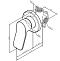 Гигиенический душ со смесителем Am.Pm X-Joy F40H85A00, хром - 3 изображение