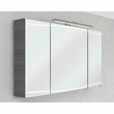 Зеркальный шкаф Pelipal Cassca CS-SPS09 ComfN графит 140 x 70 см с подсветкой, графит