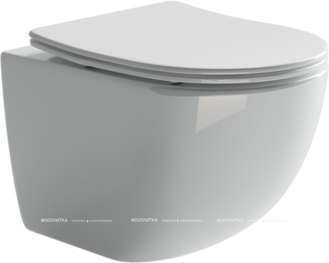 Комплект подвесной безободковый унитаз Ceramica Nova Forma Rimless CN3009 с крышкой-сиденьем + инсталляция Am.Pm ProC I012707 - 2 изображение