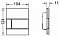 Клавиша смыва для писсуара TECE Square с картриджем, черная - 2 изображение