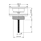 Донный клапан для раковины универсальный Wellsee Drainage System 182145000, хром, универсальный - 3 изображение