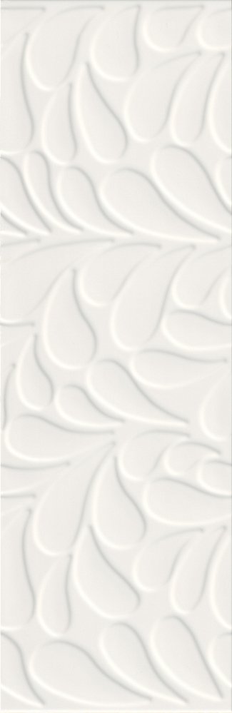 Керамическая плитка Meissen Плитка Moon Line, рельеф белый, 29x89