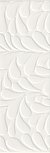 Керамическая плитка Meissen Плитка Moon Line, рельеф белый, 29x89