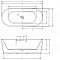 Акриловая ванна Riho Modesty 170 velvet BD09C20S1WI1144 - 4 изображение