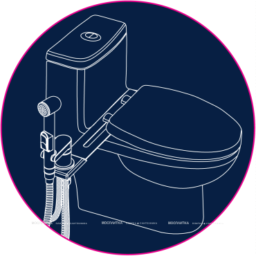 Гигиенический душ со смесителем Rossinka X25-56 - 3 изображение