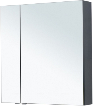 Зеркальный шкаф Aquanet Алвита New 80 Антрацит - 5 изображение