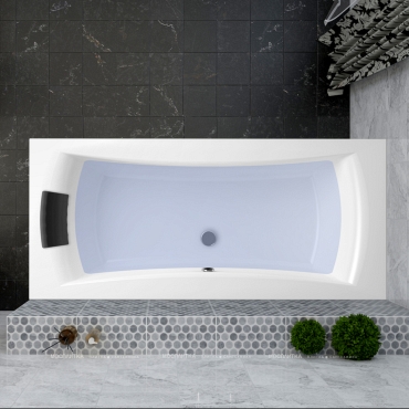 Акриловая ванна Lavinia Boho Evan, 190x90 см, 36295H00 - 4 изображение