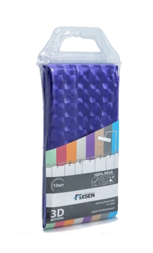 Шторка для ванной FIXSEN фиолетовая FX-3003P - 2 изображение