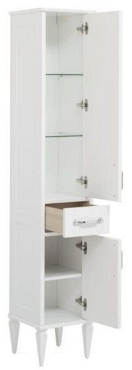 Шкаф-пенал для ванной Aquanet Денвер 36 R белый - 3 изображение