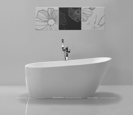 Акриловая ванна BelBagno 170х70 см BB62-1700-W0 без перелива, белый - 3 изображение