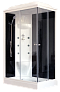 Душевая кабина Royal Bath 8120HP7-BT черное/прозрачное левая