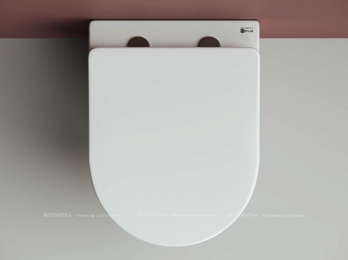 Комплект подвесной безободковый унитаз Ceramica Nova Forma Rimless с крышкой-сиденьем CN3009 + инсталляция Am.Pm ProC I012707 - 5 изображение