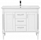 Комплект мебели для ванной Aquanet Селена 105 белый/серебро 3 ящика, 2 двери - 4 изображение