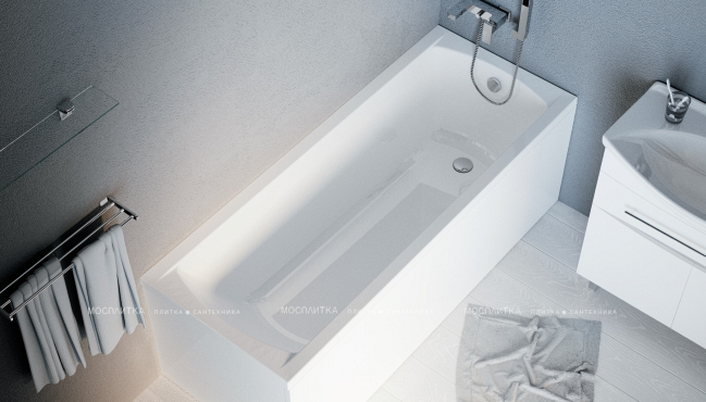 Акриловая ванна 1Marka Modern 150х75 см 01мод1575 - 3 изображение