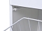 Шкаф-пенал Style Line Каре 30 см СС-00002271 универсальный белый с корзиной - 7 изображение