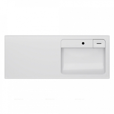 Мебельная раковина Am.Pm X-Joy 120 см M85AWPR1201WG правая, белая - 8 изображение