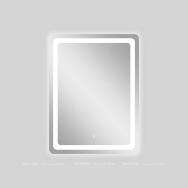 Зеркало Azario 60 см AZ-Z-043WHCS с подсветкой - 2 изображение