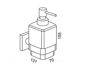 Дозатор для жидкого мыла Steinberg Serie 450 8000 - 2 изображение