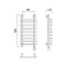 Полотенцесушитель Aquanerzh электрический Модерн Прямая групповая 80х40 правый - 2 изображение