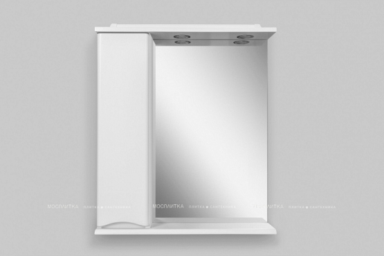 Зеркальный шкаф Am.Pm Like M80MPL0651WG левый 65 см белый глянец с подсветкой - 8 изображение