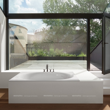 Стальная ванна Bette Eve, с шумоизоляцией 180х100х45 см, с BetteGlasur ® Plus, белая, 6042-000 PLUS - 3 изображение